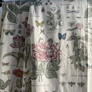 Vintage botanical shower curtain